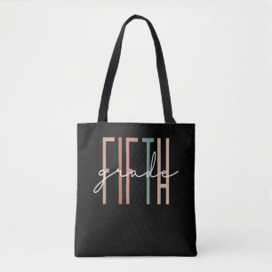 Fifth Grade Girls Boy Teacher Team 5th Grade Squad Tote Bag