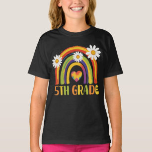 Fifth Grade Rainbow Back to School 5th Grade T-Shirt