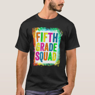 Fifth Grade Rainbow Girls Boys Teacher Team 5th Gr T-Shirt