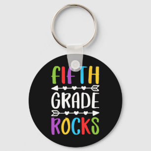 Fifth Grade Rocks  5th Grade Back To School   Key Ring