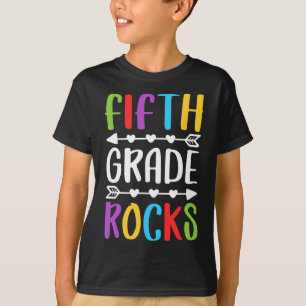 Fifth Grade Rocks 5th Grade Back To School T-Shirt