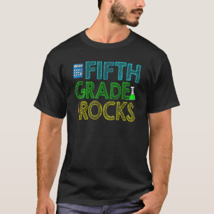 Fifth Grade Rocks Back To School Teacher T-Shirt