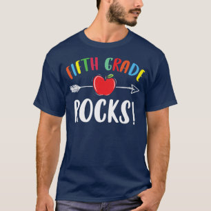 Fifth Grade Rocks Shirt Funny 5th Grade Back To Sc