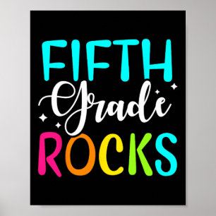 Fifth Grade Rocks  Team 5th Grade Teacher  Poster