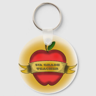 fifth grade Teacher Keychain