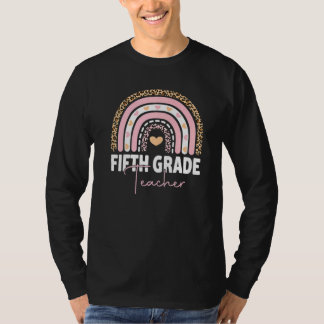 Fifth Grade Teacher  Team 5th Grade Squad Rainbow  T-Shirt