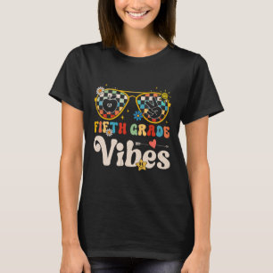 Fifth Grade Vibes - 5th Grade Team Retro 1st Day o T-Shirt