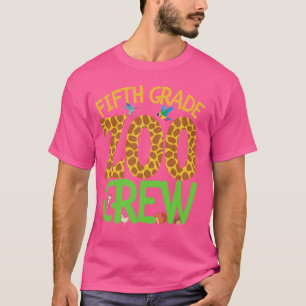 Fifth Grade Zoo Crew Back To School Wild Animal Sa T-Shirt