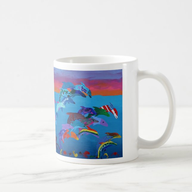 Fifth Grader Mural Coffee Mug (Right)