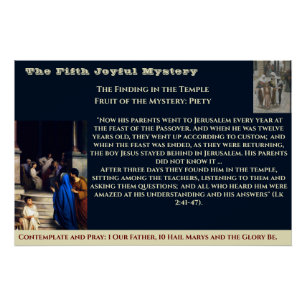 Fifth Joyful Mystery Poster