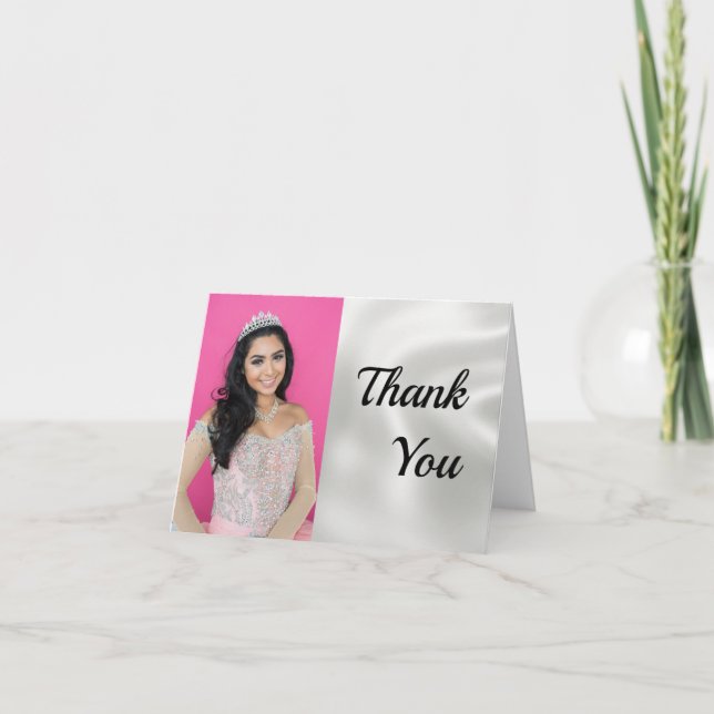 Fifth Photo Thank You Card (Front)