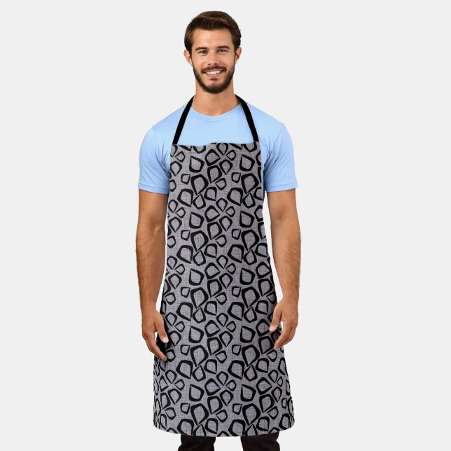 Fifties Atomic Style Pattern Apron (Worn)