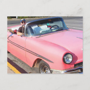 Fifties Cars Cuba Postcard