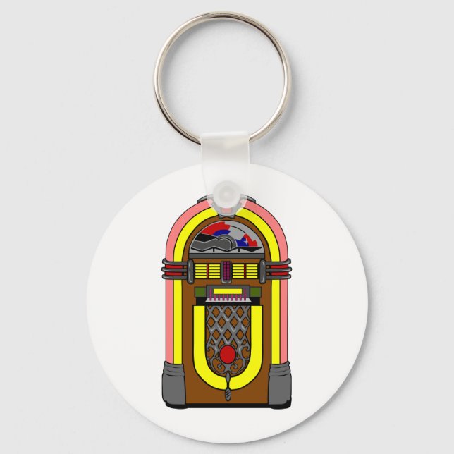 Fifties Jukebox Key Ring (Front)