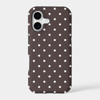 Fifties Style Brown Polka Dot iPhone 5 Case