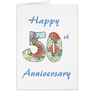 Fiftieth Anniversary Card
