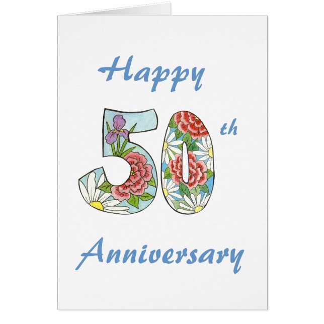 Fiftieth Anniversary Card (Front)