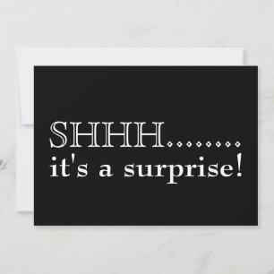 Fiftieth Birthday Party Invitation - Surprise