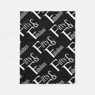 Fifty and Fabulous Fleece Blanket