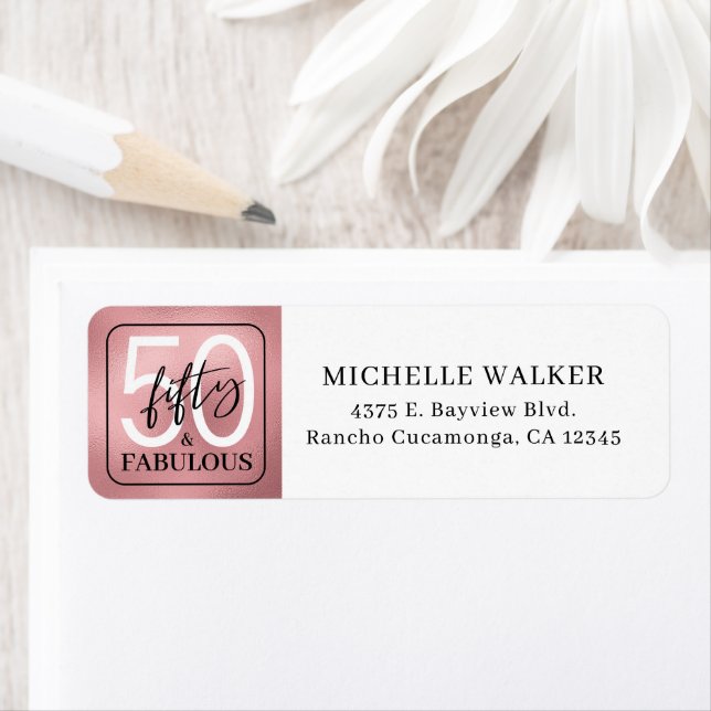 Fifty and Fabulous Script 50th Birthday (Insitu)