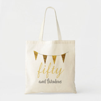 Fifty and Fabulous Tote Bag