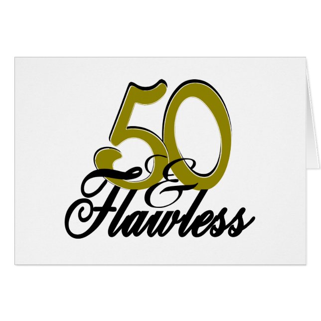 Fifty and Flawless (Front Horizontal)