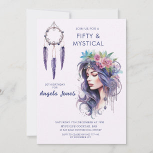 Fifty and Mystical Birthday Invitation