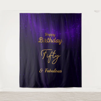 Fifty Birthday Tapestry