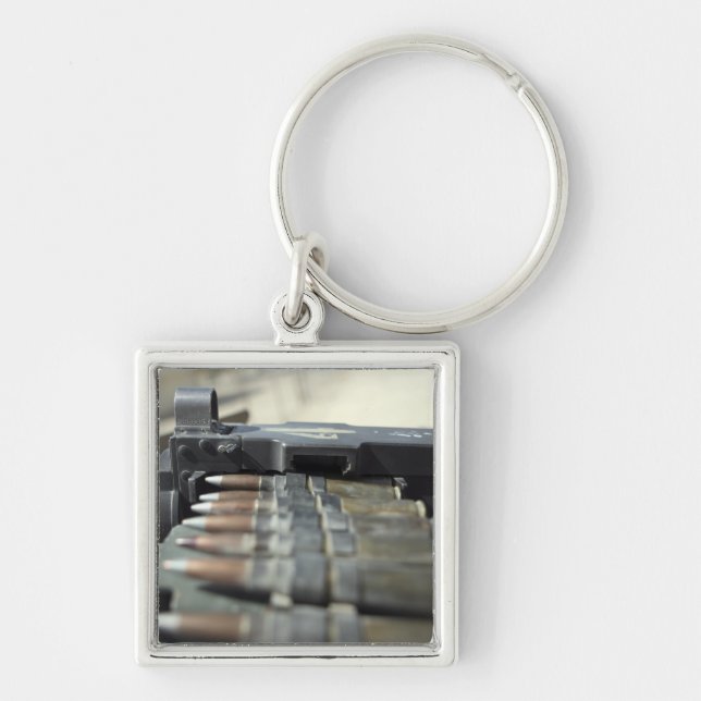Fifty-calibre machine gun rounds key ring (Front)