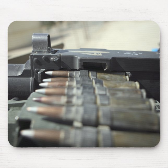 Fifty-calibre machine gun rounds mouse mat (Front)