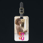 Fifty & Fabulous 50th Birthday Luggage Tag<br><div class="desc">These Fifty & Fabulous 50th Birthday Luggage Tag make the perfect giveaways if your destination celebrations while honouring a 50th birthday in fun and fashionable style. These chic luggage tags with personalised name and photo feature a sophisticated design in vibrant orange, pink and red tones. These are ideal for adding...</div>
