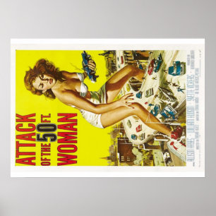 Fifty foot woman poster