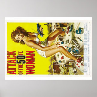 Fifty foot woman poster