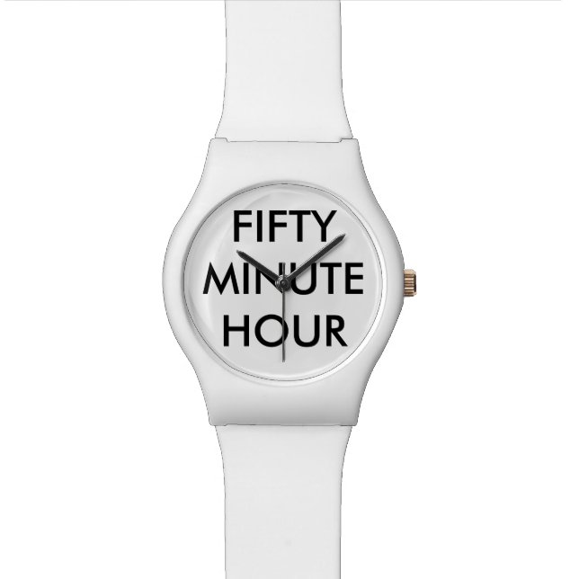 "FIFTY MINUTE HOUR" watch (Close Up)