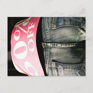 Fifty Percent Off Postcard