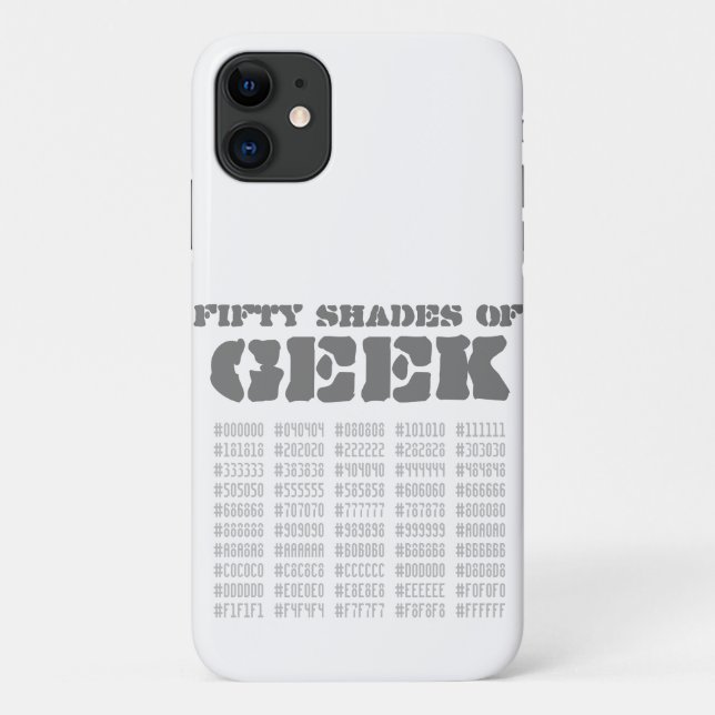 Fifty Shades of Geek Case-Mate iPhone Case (Back)