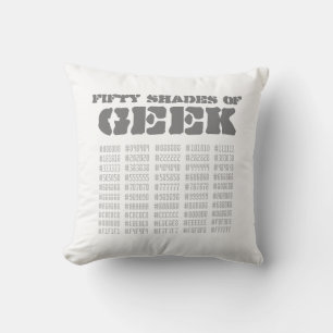 Fifty Shades of Geek Cushion