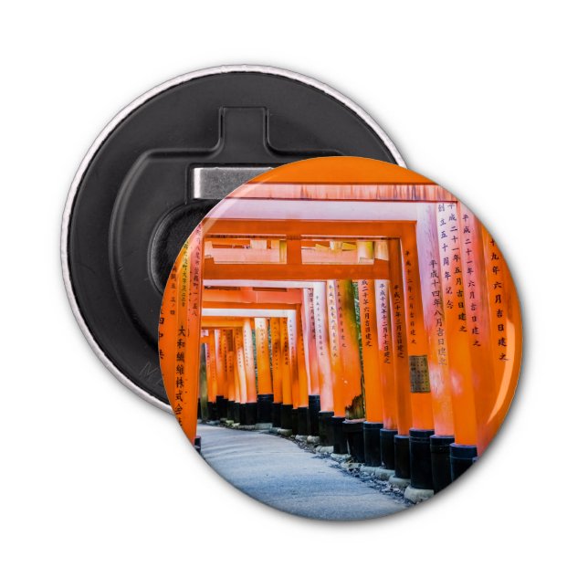 Fifty shades of orange - Senbon Torii, Kyoto Bottle Opener (Front)