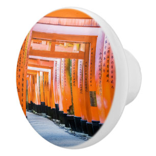 Fifty shades of orange - Senbon Torii, Kyoto Ceramic Knob