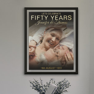 Fifty Years Golden Anniversary Welcome Sign