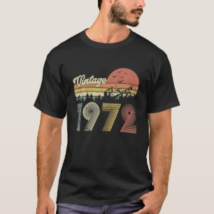 Fifty Years Old Vintage 1972 Retro 50th Bday Party T-Shirt
