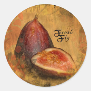 Fig Classic Round Sticker
