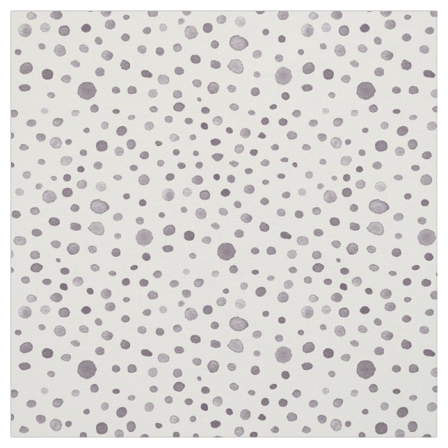 Fig Confetti Watercolor Dots Fabric (Swatch)