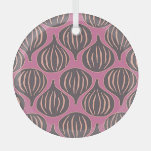 Fig Fantasy: Vintage Holiday Seamless Glass Tree Decoration