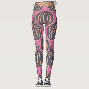 Fig Fantasy: Vintage Holiday Seamless Leggings
