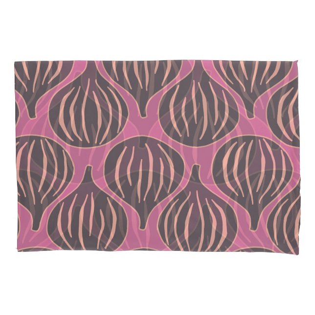 Fig Fantasy: Vintage Holiday Seamless Pillowcase (Front)