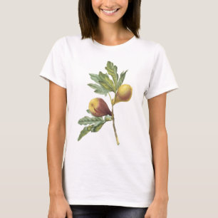 fig(Ficus violacea) by Redouté T-Shirt