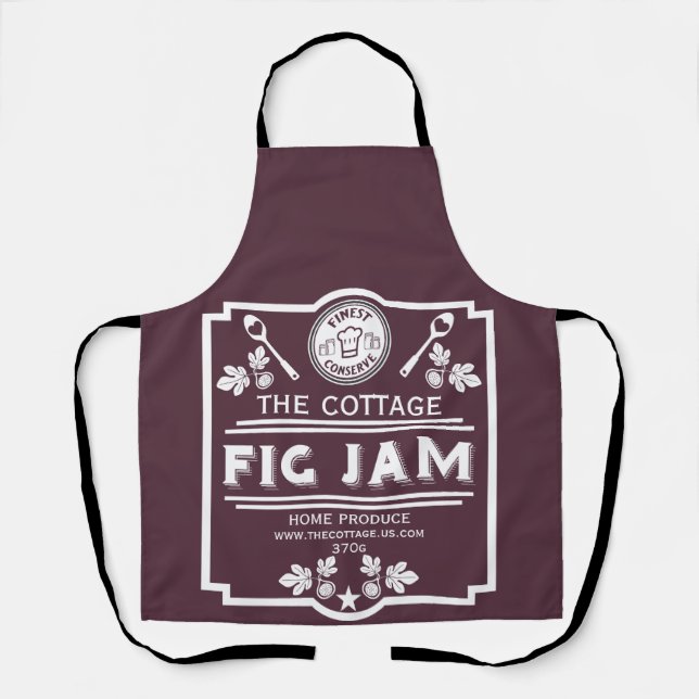 Fig Jam Seller Apron (Front)