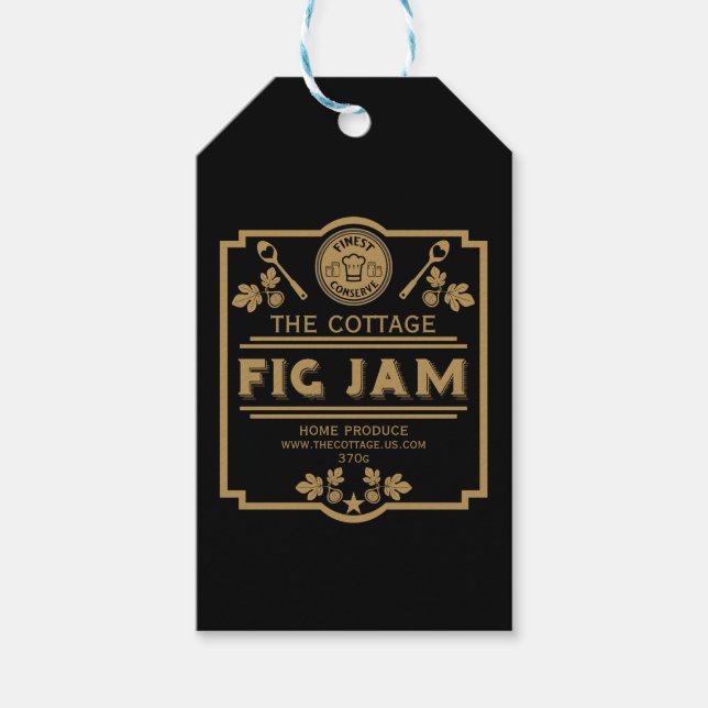 Fig Jam Seller Gift Tags (Front)