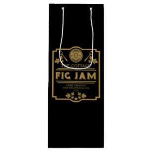 Fig Jam Seller Wine Gift Bag